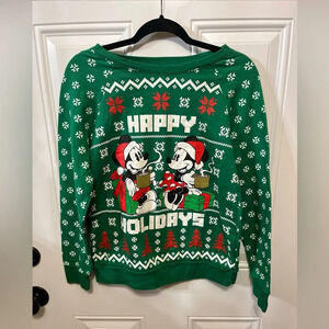 Disney Sweatshirt Christmas Small CH 3-5
